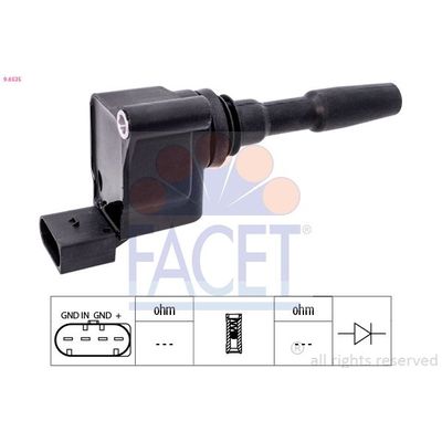 Ateşleme Bobini  Audi A1 Allstreet (GBH)(05.2022->)  FACET 9.6535