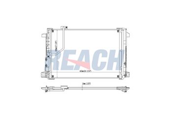 Klima Radyatörü  ASPART 6CAC1023  2045000154 2045000254 2045000654 A2045000154 A2045000254 A2045000654