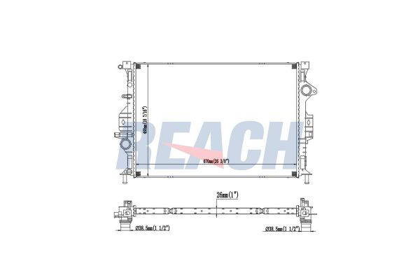 Su Radyatörü  Ford Ka (CCQ)(09.1996->)  ORİS BFR162016