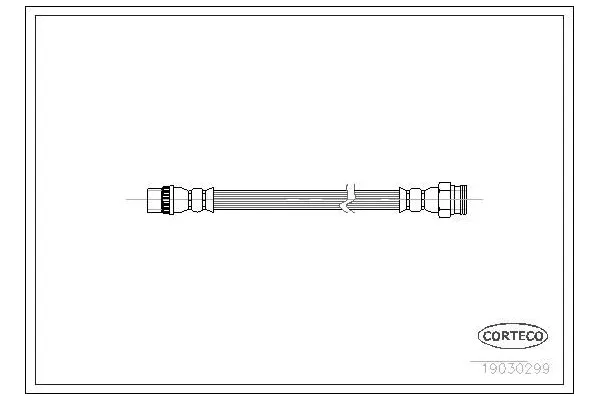 Fren Hortumu Arka Sağ veya Sol Peugeot 1007 (04.2005->)  SWAPP 40115