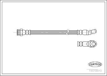 Fren Hortumu Arka Sağ veya Sol OSSCA BRSFH17007  SE022744400B SEO22744400B