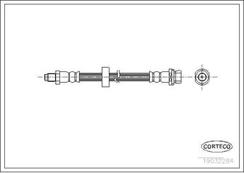 Fren Hortumu Arka Sağ veya Sol BRAXIS AH0482  1114758 1121635 1444731 1S712282AD 1S712282AE