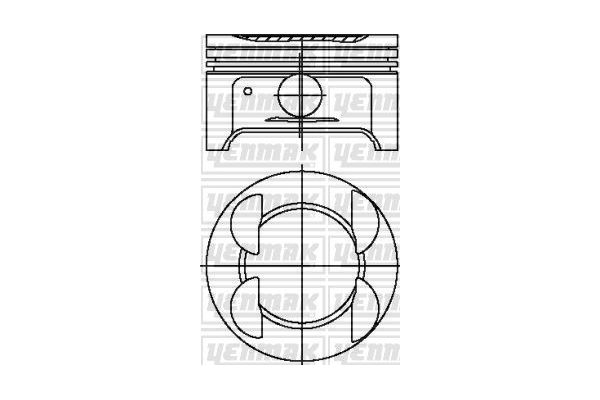 Piston (79.00MM-STD)  YENMAK 31-03795-000