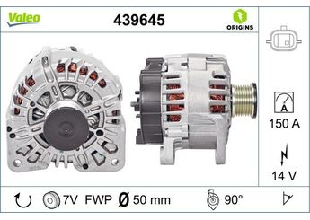 Alternatör  VALEO 439645  8200854117
