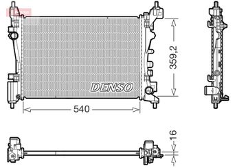 Su Radyatörü  DENSO DRM20130  19010 1300312 1300339 13249566 13399870