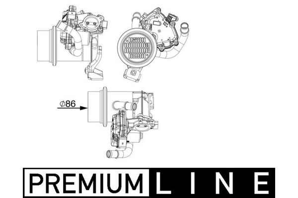 Egr Soğutucu  MAHLE CE 18 000P