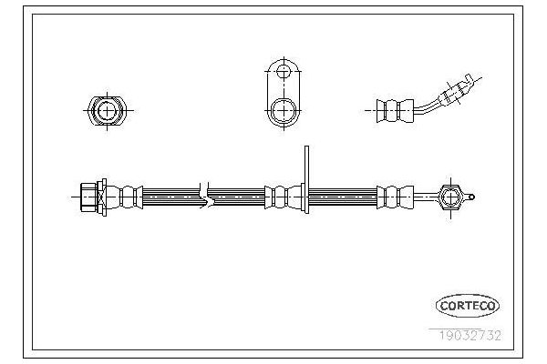 Fren Hortumu Ön Sağ OSSCA 00639