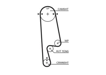 Triger Kayışı  GATES 5234XS  6141PT0305 06141PT0305 14400P45G00 14400P45G01 14400P4500 14400-P45-00 14400P45000 14400-P45-000 14400P45010 14400-P45-010 GTB1291 GTB2005 GTB2005XS PMTB169 PMTB254 06141-PT0-305 14100PT0004 14400-P45-G00 14400-P45-G01 14400PT0004 14400-PT0-004 14400PTO004 14400-PTO-004 5862021620 LHN100370EVA