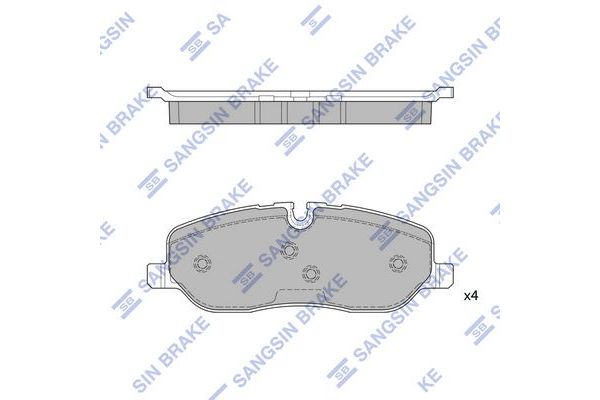 Fren Disk Balata Ön Land Rover Discovery 4 (06.2009->)  SANGSIN SP2236