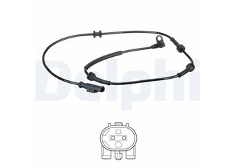 Abs Sensörü Ön Sağ veya Sol DELPHI SS20611  51846660 52012823 52070359