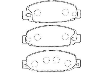 Fren Disk Balata Ön MGA 55301  MC894597 MC838359 MC838515 MC838516 MC894598