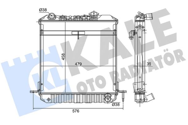 Su Radyatörü  KALE 0012042PA
