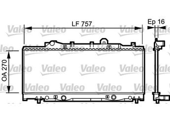 Su Radyatörü  VALEO 731976  7783504
