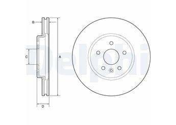 Fren Disk Ayna Ön Sağ ve Sol DELPHI BG4783C  13597467 13515909 95526570