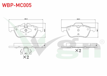 Fren Disk Balata Ön WGN WBP-MC005  