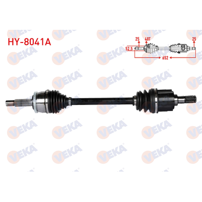 Aks Komple Ön Sol VEKA HY-8041A