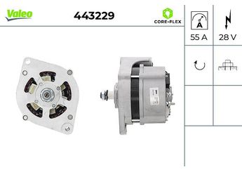 Alternatör  VALEO 443229  371972 571506 354859 371973 571507