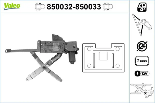 Cam Krikosu Ön Sol BMW 5 Serisi Touring (E34)(1991->)  VALEO 850032