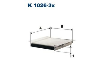 Polen Filtresi  FILTRON K 1026-3x  95GX18N405AC 1054491 1054 491 1585226 1585 226 7221435 7221 435 95GX 18N 405 AC