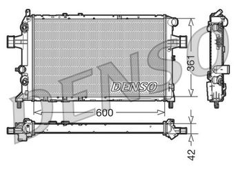 Su Radyatörü  DENSO DRM20016  DRM20016 1300210 1300407 9192607 93174625