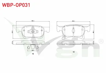 Fren Disk Balata Ön WGN WBP-OP031  