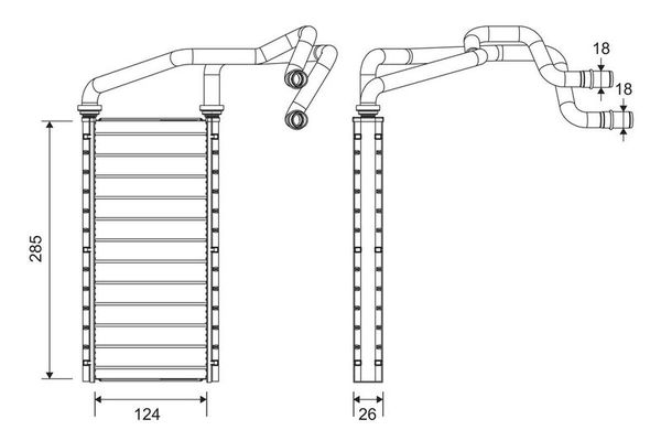 Kalorifer Radyatörü  Land Rover Range Rover Sport (2013->)  VALEO 811657