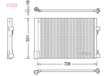 Klima Radyatörü  DENSO DCN23032  921000002R 921100002R