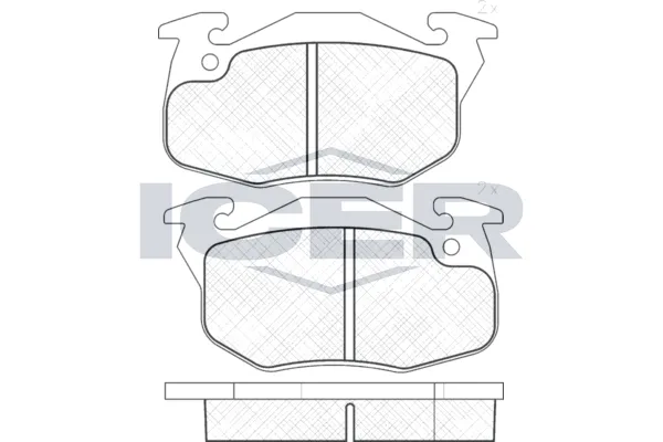 Fren Disk Balata Ön Renault R 5 (B/C40)(1985->)  VALEO 672481