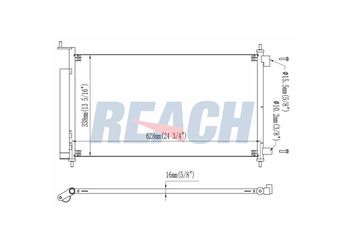 Klima Radyatörü  EUROREPAR 1637843180  1637843180 92100AX800 92100AX801 92100AX80B 92100BA60A 92100BH40A 92100EL000 92100EL00A 92100ZW40A 92100ZW40D