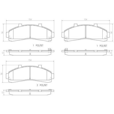 Fren Disk Balata Ön BREMBO P 24 041