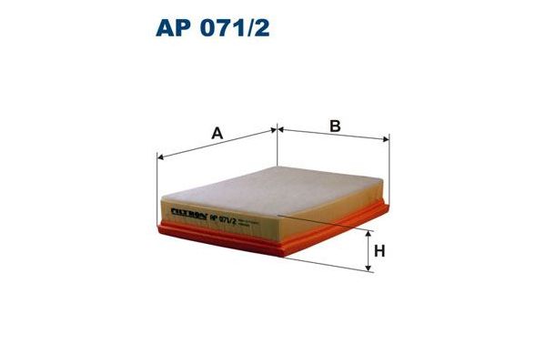 Hava Filtresi  Opel Corsa B (03.1997->)  FILTRON AP 071/2