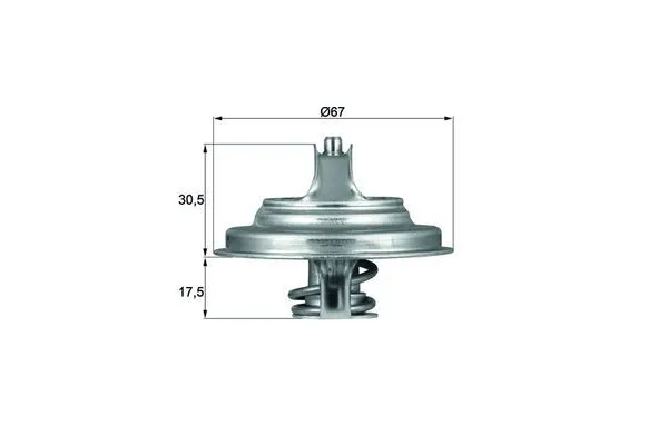 Termostat  Citroen XM 5 Kapı (10.1989->)  MAHLE TX 54 83D