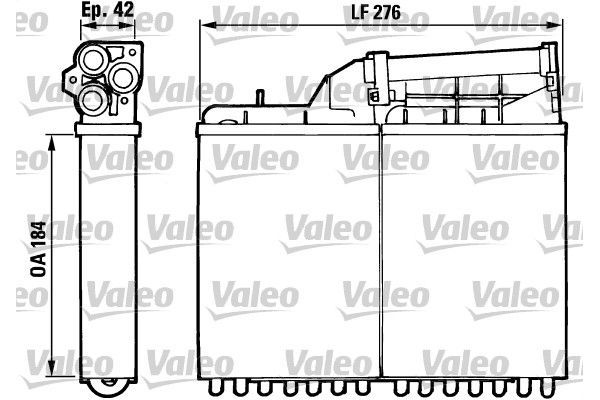 Kalorifer Radyatörü  BMW 5 Serisi Sedan (E34)(1988->)  VALEO 883982