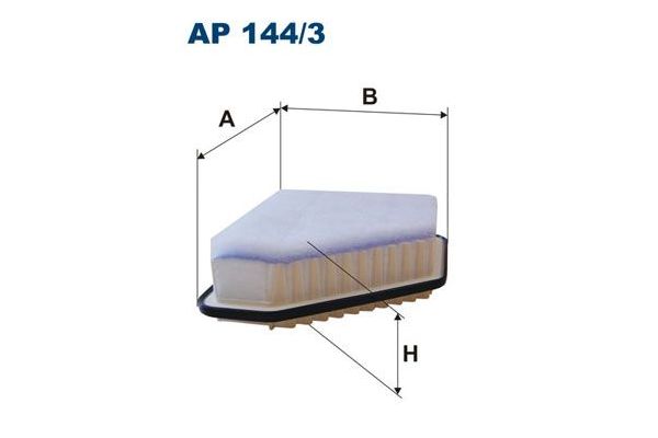 Hava Filtresi  Toyota Verso (AUR2/ZGR2)(2009->)  FILTRON AP 144/3
