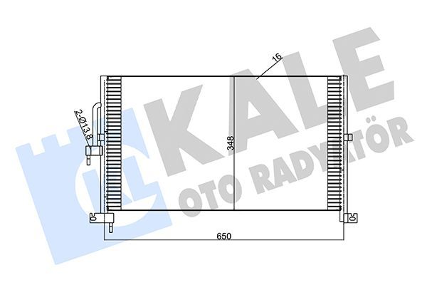 Klima Radyatörü  KALE 345740