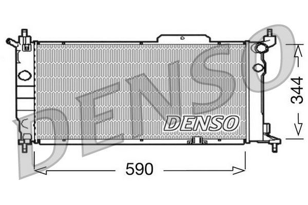 Su Radyatörü  DENSO DRM20013