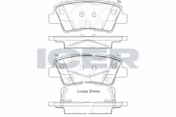 Fren Disk Balata Arka Hyundai Elantra (MD)(2011->)  KRAFTVOLL 07010527