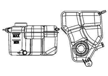 Radyatör Yedek Su Deposu  MAHLE CRT 133 000S  1141512 1146360 1 146 360 1141514 1142509 1221362 2S6H8K218AC 2S6H-8K218-AC 2S6H8K218AD 2S6H-8K218-AD 2S6H8K218AE 2S6H-8K218-AE 2S6H8K218AF 2S6H8K218BC