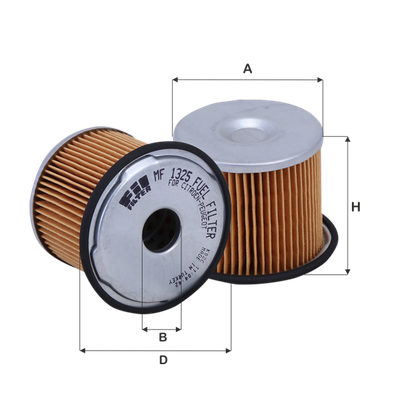 Yakıt Filtresi  Peugeot 306 3K/ HB/ Sedan (S2)(04.1997->)  FIL FILTRE MF 1325