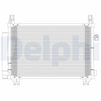 Klima Radyatörü  Toyota Yaris (KSP9/SCP9/NLP9)(2009->)  DELPHI TSP0225626