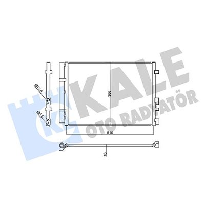 Klima Radyatörü  Hyundai i20 Active (GB)(12.2015->)  KALE 357845