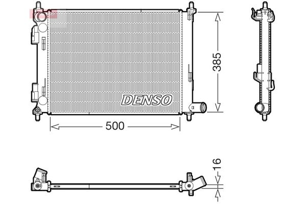 Su Radyatörü  DENSO DRM43013