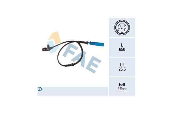 Abs Sensörü Ön Sağ veya Sol BMW 7 Serisi (E38)(1994->)  FAE 78340
