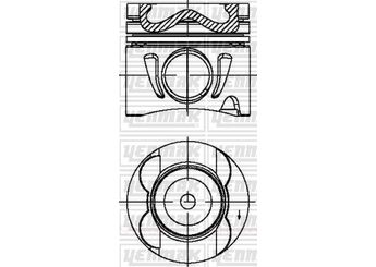 Piston (83.00MM-0.50)  YENMAK 38-04676-050  4676STD