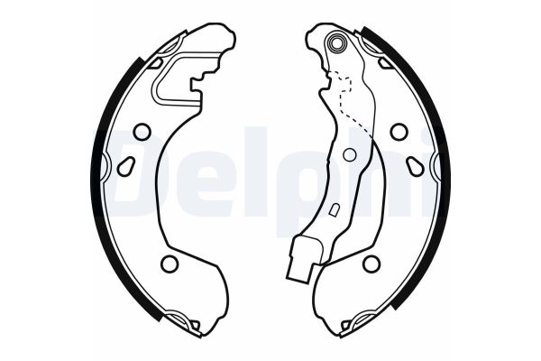 Fren Pabuçlu Balata Arka Nissan Almera (G15RA)(12.2012->)  DELPHI LS1965