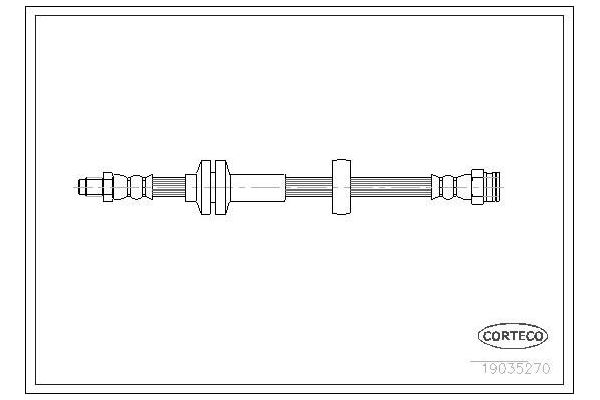 Fren Hortumu Ön Sağ veya Sol SVAC 60-0223