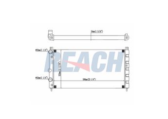 Su Radyatörü  MGA 80630  6U0121253A 7601412 007601412 441076014126 443511157102