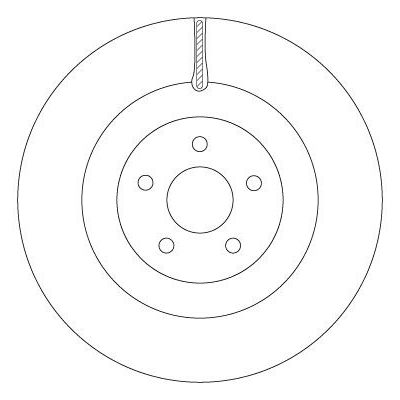 Fren Disk Ayna Ön Sağ ve Sol Ford Focus 3/4/5 Kapı (CEW)(2014->)  TRW DF6871