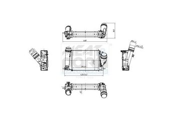 Turbo Radyatörü  ORİS 277-4835  14461 4BE0A 144614BE0A