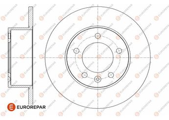 Fren Disk Ayna Arka Sağ ve Sol EUROREPAR 1642767380  4419362 4320600Q0J 95526067 432000367R 8660003519 8660003521 93197406